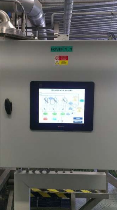 novy hmi rozvadzat mikrofiltrarcna jednotka 1